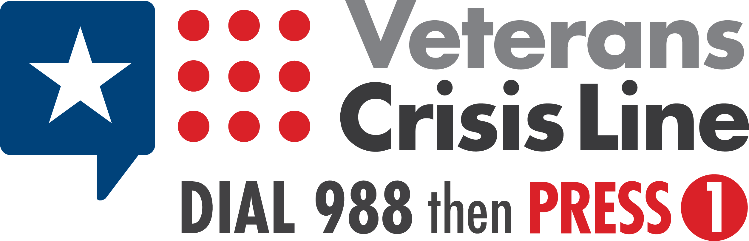 Veterans Crisis Line, dial 988 then press 1